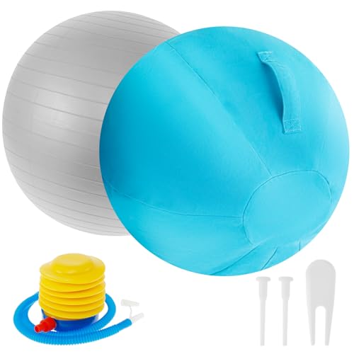 Gatphy Hüterball mit Abnehmbarer Deckung Interaktiver Hot es Ball Hündchen Spielzeug 25 -Zoll Hunde Herding Ball Collie Herding Ball mit tragbarem Griff für Hunde Pferde Agility Training von Gatphy