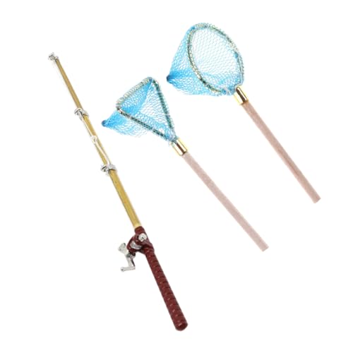 Gatuida Kleiner Angelrute für Kinder Dekorative Miniatur Angelruten für Puppenhaus Holz Nylon Spielzeug Angelrute für Wohnaccessoires Tischdeko 3 Stück Gatuida Kleiner Angelrute für Kinder Dekorative Miniatur Angelruten für Puppenhaus Holz Nylon Spielzeug Angelrute für Wohnaccessoires Tischdeko 3 Stück von Gatuida