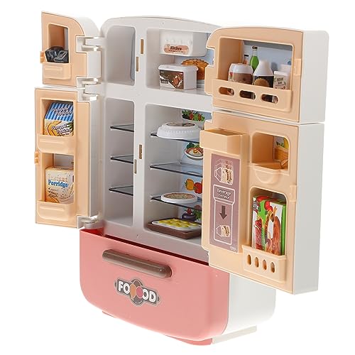Gatuida Kleiner Kühlschrank Spielzeug Satz für Kinder Miniatur Lebensmittel Zubehör Puppenhaus Dekoration Rollenspiel Kunststoff mit Realistischen Details Gatuida Kleiner Kühlschrank Spielzeug Satz für Kinder Miniatur Lebensmittel Zubehör Puppenhaus Dekoration Rollenspiel Kunststoff mit Realistischen Details von Gatuida