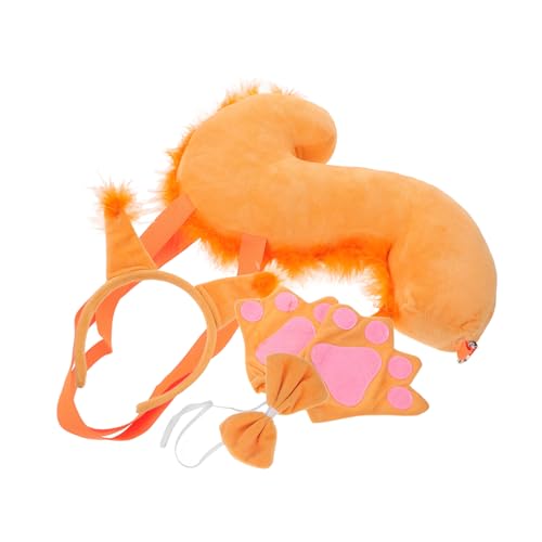 Gatuida 1 Satz Tier Kostüm Set Teiliges Set mit Tierohren Stirnband und Fliege für Halloween Karneval und Cosplay Events Leicht und zu Tragen Gatuida 1 Satz Tier Kostüm Set Teiliges Set mit Tierohren Stirnband und Fliege für Halloween Karneval und Cosplay Events Leicht und zu Tragen von Gatuida