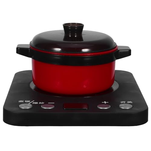 Gatuida 1 Set Spielzeug-Küchengeräte für Kleinkinder: Simulation eines Induktionsherds mit Sound- und Lichteffekten – So tun, als wäre er EIN elektrischer Induktionsherd mit Suppentopf Gatuida 1 Set Spielzeug-Küchengeräte für Kleinkinder: Simulation eines Induktionsherds mit Sound- und Lichteffekten – So tun, als wäre er EIN elektrischer Induktionsherd mit Suppentopf von Gatuida