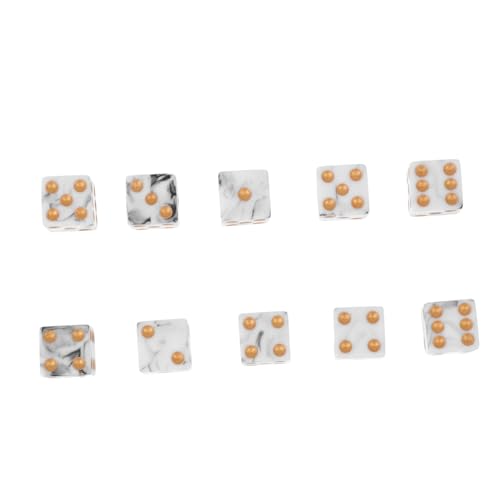 Gatuida 10 Stück Teiliges Acryl Würfelset Sechseitige Spielwürfel mit Großen Punkten Schwarz weiß Robust und Tragbar für Partyspiele Familienabende und Brettspiele Gatuida 10 Stück Teiliges Acryl Würfelset Sechseitige Spielwürfel mit Großen Punkten Schwarz weiß Robust und Tragbar für Partyspiele Familienabende und Brettspiele von Gatuida
