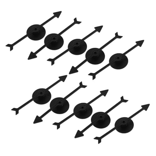 Gatuida 10 Stück Teiliges Drehbare Spielzeiger aus Kunststoff Schwarz für Brettspiele Schulunterricht Interaktive Spieltafel DIY Zubehör zur Kritischen Denkens Gatuida 10 Stück Teiliges Drehbare Spielzeiger aus Kunststoff Schwarz für Brettspiele Schulunterricht Interaktive Spieltafel DIY Zubehör zur Kritischen Denkens von Gatuida