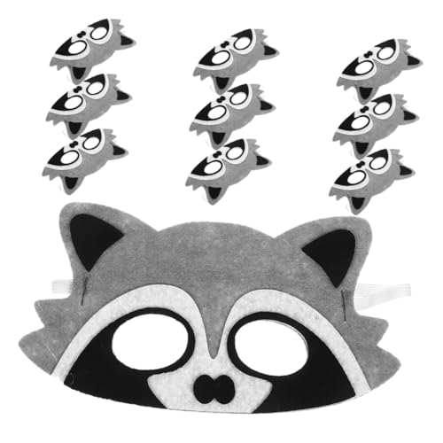 Gatuida 10 Stück Teiliges Filz Tiermasken Kindgerechte Cartoon Waschbär Halbe Gesichtsmasken Langlebig und Farbecht für Zoo und Dschungel Themengeburtstag Camping und Schulaufführungen Gatuida 10 Stück Teiliges Filz Tiermasken Kindgerechte Cartoon Waschbär Halbe Gesichtsmasken Langlebig und Farbecht für Zoo und Dschungel Themengeburtstag Camping und Schulaufführungen von Gatuida