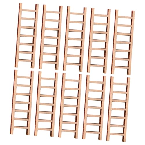Gatuida 10 Stück Teiliges Miniatur holzleiter Deko für Mikrolandschaft Bonsai Pflanzenhaus Basteln Spielzeughaus Zubehör Gatuida 10 Stück Teiliges Miniatur holzleiter Deko für Mikrolandschaft Bonsai Pflanzenhaus Basteln Spielzeughaus Zubehör von Gatuida