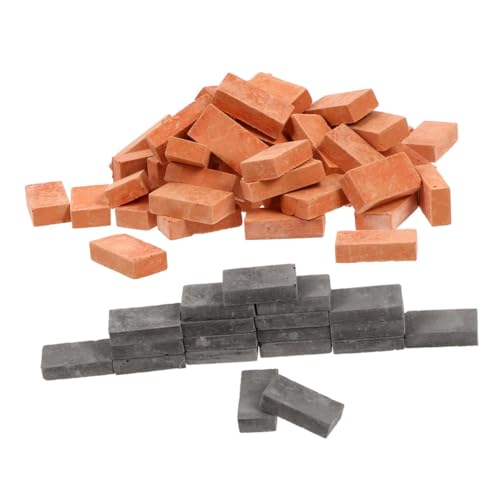 Gatuida 100 Stück Maßstab Realistische Sandtisch Dekoration DIY Architektur Bausteine für Puppenhaus Modellbau und Landschaftsgestaltung Gatuida 100 Stück Maßstab Realistische Sandtisch Dekoration DIY Architektur Bausteine für Puppenhaus Modellbau und Landschaftsgestaltung von Gatuida