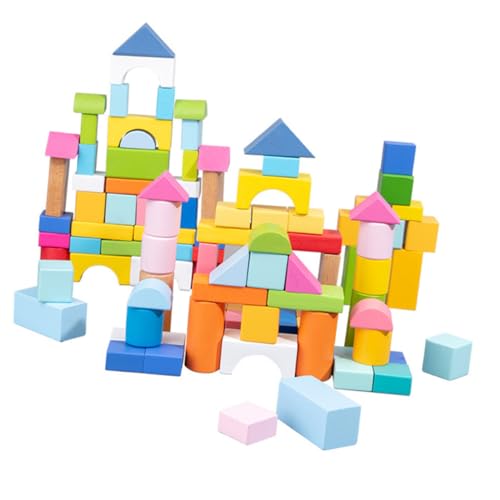 Gatuida 100 Stück Teiliges Geometrische Holzbausteine Lernspielzeug Farbenfrohe Bauklötze Hand Auge koordination Vorstellungskraft Gedächtnis für Jungen und Mädchen Gatuida 100 Stück Teiliges Geometrische Holzbausteine Lernspielzeug Farbenfrohe Bauklötze Hand Auge koordination Vorstellungskraft Gedächtnis für Jungen und Mädchen von Gatuida