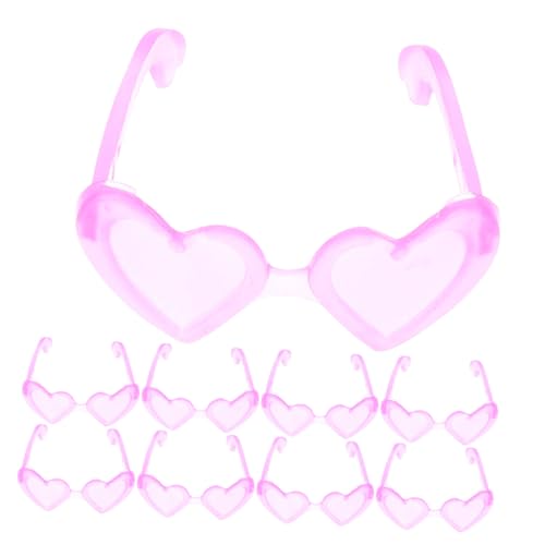 Gatuida 100 Stück Teiliges Puppenbrillen Mini Herz Sonnenbrille Puppenzubehör für Mädchen Fasching Gatuida 100 Stück Teiliges Puppenbrillen Mini Herz Sonnenbrille Puppenzubehör für Mädchen Fasching von Gatuida