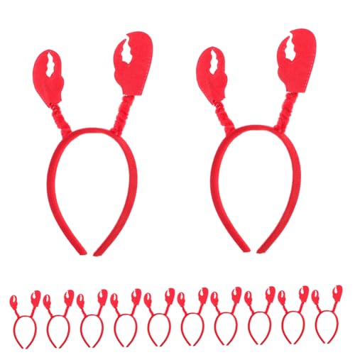 Gatuida 12 Stück Teiliges Lustiges Krabben Haarband Leichtes Cartoon Stirnband für Erwachsene Bequemes Cosplay Accessoire für Fasching Geburtstag und Partys Gatuida 12 Stück Teiliges Lustiges Krabben Haarband Leichtes Cartoon Stirnband für Erwachsene Bequemes Cosplay Accessoire für Fasching Geburtstag und Partys von Gatuida