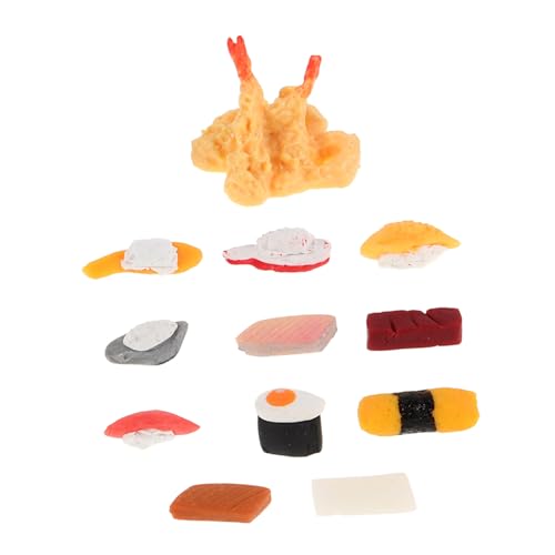 Gatuida 12 Stück Teiliges Miniatur Sushi Modellset Realistische Japanische Puppenhaus Lebensmittelornamente Detailreiche Kleine Essensrequisiten für Miniatur Szenengestaltung Langlebig Gatuida 12 Stück Teiliges Miniatur Sushi Modellset Realistische Japanische Puppenhaus Lebensmittelornamente Detailreiche Kleine Essensrequisiten für Miniatur Szenengestaltung Langlebig von Gatuida