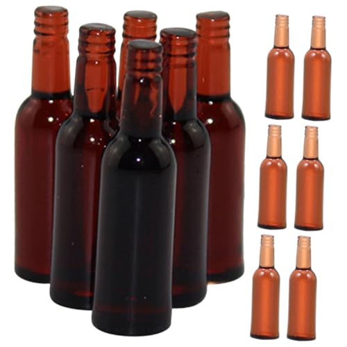 Gatuida 12Stücke Bierflaschen aus Harz für Puppenhaus Dekoration Realistische Kleine Schnapsflaschen Kreative Requisiten für Szenen Zubehör Gatuida 12Stücke Bierflaschen aus Harz für Puppenhaus Dekoration Realistische Kleine Schnapsflaschen Kreative Requisiten für Szenen Zubehör von Gatuida
