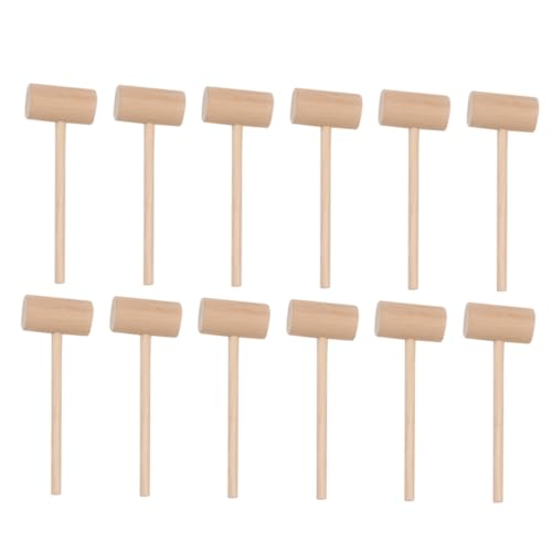 Gatuida 12Stücke Mini Holzhammer für Sicheres Lernspielzeug Massivem Holz für Kreative Bastelprojekte und Spielerisches Lernen Gatuida 12Stücke Mini Holzhammer für Sicheres Lernspielzeug Massivem Holz für Kreative Bastelprojekte und Spielerisches Lernen von Gatuida