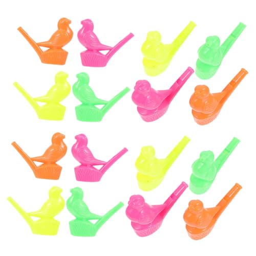 Gatuida 16 Stück Teiliges Party Pfeifen aus Robustem Kunststoff Bunte Vogel Form Kleine Musikinstrumente mit Wasserfüllung für Vielfältige Pfeiftöne als Geburtstags und Party Deko Gatuida 16 Stück Teiliges Party Pfeifen aus Robustem Kunststoff Bunte Vogel Form Kleine Musikinstrumente mit Wasserfüllung für Vielfältige Pfeiftöne als Geburtstags und Party Deko von Gatuida