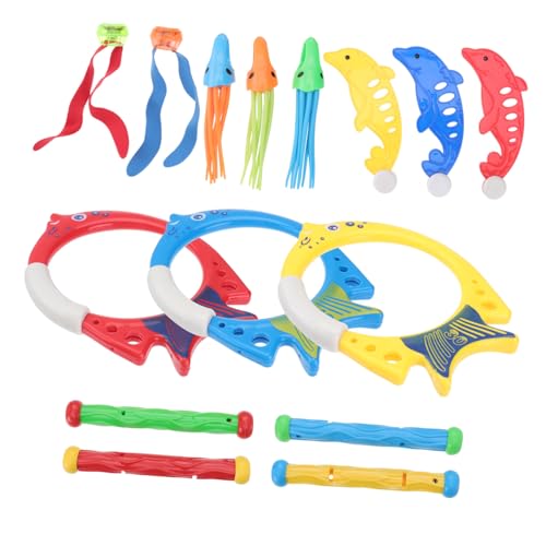 Gatuida 17 Stück Teiliges Tauchspielzeug Schwimmring Unterwasser Pool Tauchringe und Tauchstäbe für Sommer Schwimmtraining und Wasserspaß Bunt Leicht und Tragbar Zufällige Zufällige Farbe Gatuida 17 Stück Teiliges Tauchspielzeug Schwimmring Unterwasser Pool Tauchringe und Tauchstäbe für Sommer Schwimmtraining und Wasserspaß Bunt Leicht und Tragbar Zufällige Zufällige Farbe von Gatuida