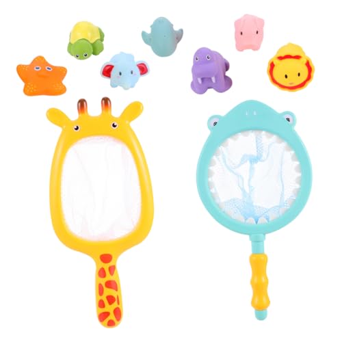 Gatuida 2 Sätze Badespielzeug Teilig Spritzendes Wasserspielzeug mit Farbwechsel Tiermotiven für Badewanne Fischnetz Teiliges Fördert Handmotorik und Badespaß Gatuida 2 Sätze Badespielzeug Teilig Spritzendes Wasserspielzeug mit Farbwechsel Tiermotiven für Badewanne Fischnetz Teiliges Fördert Handmotorik und Badespaß von Gatuida