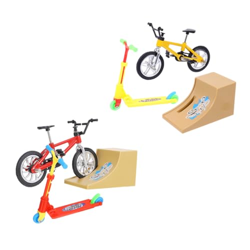 Gatuida 2 Sätze Fingerbike und Finger Scooter Kit für Mini Fingerspielzeug mit Rampen Fördert Fingerfertigkeit und Stressabbau Vielseitig für Schule Party und Freizeitspaß Gatuida 2 Sätze Fingerbike und Finger Scooter Kit für Mini Fingerspielzeug mit Rampen Fördert Fingerfertigkeit und Stressabbau Vielseitig für Schule Party und Freizeitspaß von Gatuida