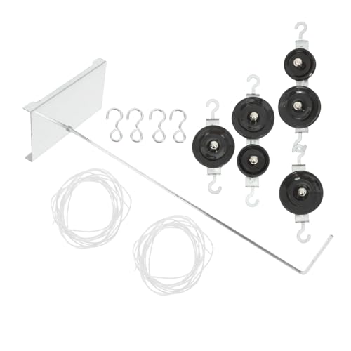 Gatuida 2 Sätze Metall Pulley Kit für Physikunterricht mit und Beweglicher Metallhalterung Vielseitig für Einzel und Doppelrollen für Mittelstufen Science Experimente Gatuida 2 Sätze Metall Pulley Kit für Physikunterricht mit und Beweglicher Metallhalterung Vielseitig für Einzel und Doppelrollen für Mittelstufen Science Experimente von Gatuida