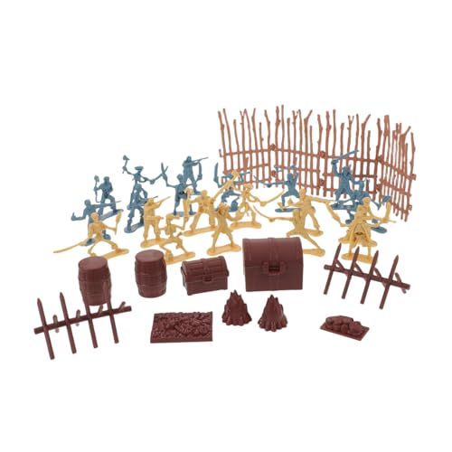 Gatuida 2 Sätze Piratensoldaten Spielzeugset mit Teilen Detailreiche Kunststoff Figuren Mittelalterliche Actionfiguren Tragbares Armee Kreatives und Sammler Gatuida 2 Sätze Piratensoldaten Spielzeugset mit Teilen Detailreiche Kunststoff Figuren Mittelalterliche Actionfiguren Tragbares Armee Kreatives und Sammler von Gatuida