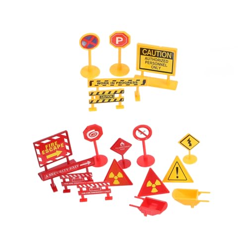 Gatuida 2 Sätze Teiliges Verkehrszeichen spielset für Kompakte Miniatur verkehrsschilder in Gelb und Rot Pädagogisches Lernspielzeug für Verkehrssicherheit und Klassenzimmer Geeignet als Gatuida 2 Sätze Teiliges Verkehrszeichen spielset für Kompakte Miniatur verkehrsschilder in Gelb und Rot Pädagogisches Lernspielzeug für Verkehrssicherheit und Klassenzimmer Geeignet als von Gatuida