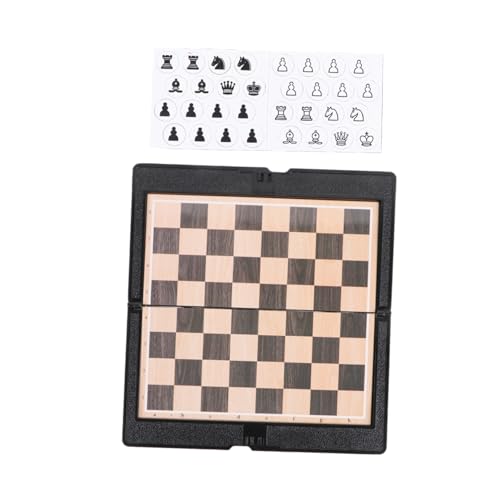 Gatuida 2 Satz Faltbares Magnetisches Reiseschach Set Pack Kompakt Tragbar Faltbares Party Schachspiel für Familie und Freunde Robustes Material Fördert und Fantasie Schwarzes Design Gatuida 2 Satz Faltbares Magnetisches Reiseschach Set Pack Kompakt Tragbar Faltbares Party Schachspiel für Familie und Freunde Robustes Material Fördert und Fantasie Schwarzes Design von Gatuida