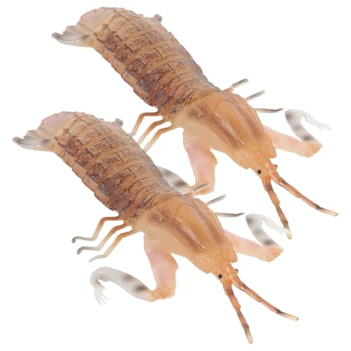 Gatuida 2 Stck Simuliertes Garnelenmodell Realistische Dekofigur aus Langlebigem Kunststoff Lebensecht Gestaltete Falsche Garnelen für Fotografie und Ausstellungsdekoration Gatuida 2 Stck Simuliertes Garnelenmodell Realistische Dekofigur aus Langlebigem Kunststoff Lebensecht Gestaltete Falsche Garnelen für Fotografie und Ausstellungsdekoration von Gatuida