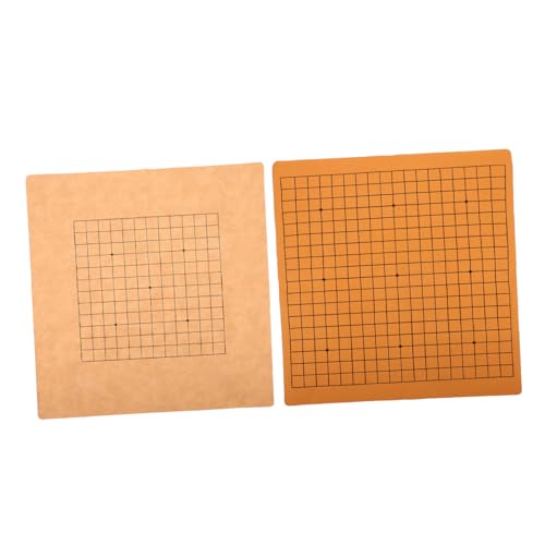 Gatuida 2 Stück Doppelseitiges Gobang Schachbrett Faltbar Tragbares Go Brettspiel PU Leder Flexible Spielfläche Kompakt für Unterwegs und Zuhause Robustes Material Zufällige Farbe Gatuida 2 Stück Doppelseitiges Gobang Schachbrett Faltbar Tragbares Go Brettspiel PU Leder Flexible Spielfläche Kompakt für Unterwegs und Zuhause Robustes Material Zufällige Farbe von Gatuida