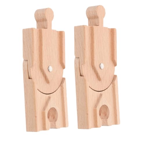 Gatuida 2 Stück Holz Schienen Erweiterungsset Teilig Kompatibel mit Holzeisenbahnen DIY für Kreativität und Feinmotorik für Familien und Partys Gatuida 2 Stück Holz Schienen Erweiterungsset Teilig Kompatibel mit Holzeisenbahnen DIY für Kreativität und Feinmotorik für Familien und Partys von Gatuida