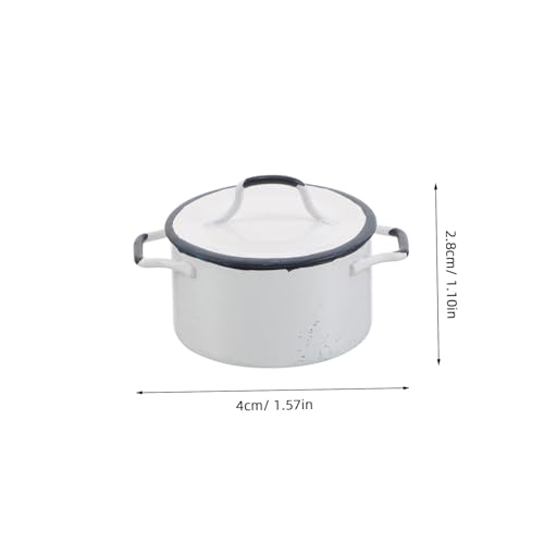 Gatuida 2 Stück Maßstab Blau-umrandeter Weißer Miniatur Kochtopf Kinderfreundlich Leicht Kompakt Für Mini Haus Dekor Spielküche Gatuida 2 Stück Maßstab Blau-umrandeter Weißer Miniatur Kochtopf Kinderfreundlich Leicht Kompakt Für Mini Haus Dekor Spielküche von Gatuida