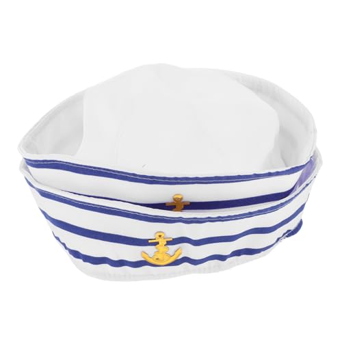 Gatuida 2 Stück Matrosenmütze Gestreift Modische Captain Hüte für Damen und Herren Unverstellbare Segler Hüte für Kostümparty Karneval und Boating Accessoire Gatuida 2 Stück Matrosenmütze Gestreift Modische Captain Hüte für Damen und Herren Unverstellbare Segler Hüte für Kostümparty Karneval und Boating Accessoire von Gatuida