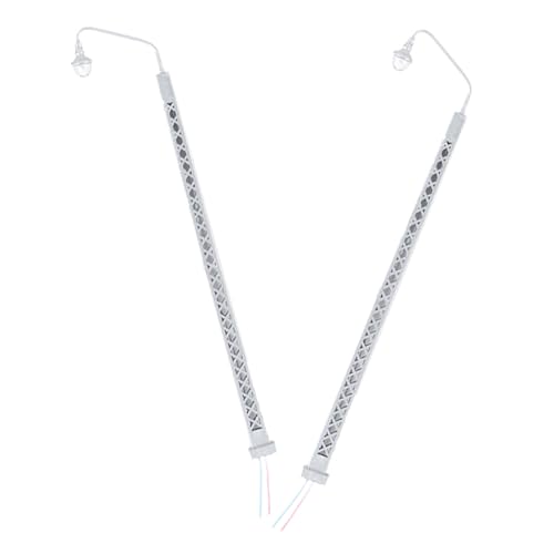 Gatuida 2 Stück Miniatur Eisenbahn Laternen aus Abs Metall Realistische Modellbahn Beleuchtung für Sandtisch Dekoration Einfach Installierbar Geeignet für Modelleisenbahn Spur Gatuida 2 Stück Miniatur Eisenbahn Laternen aus Abs Metall Realistische Modellbahn Beleuchtung für Sandtisch Dekoration Einfach Installierbar Geeignet für Modelleisenbahn Spur von Gatuida