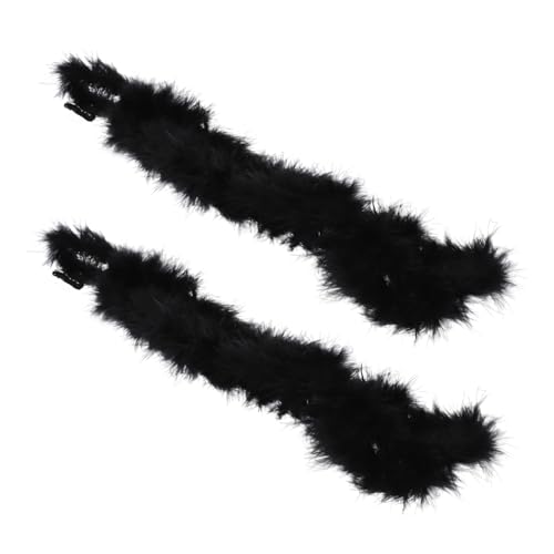 Gatuida 2 Stück Plume Boa Dekorative DIY Bastelmaterialien für Kostüme Flauschige Truthahn Federboa Schwarz für Halloween Partys und Bastelprojekte Gatuida 2 Stück Plume Boa Dekorative DIY Bastelmaterialien für Kostüme Flauschige Truthahn Federboa Schwarz für Halloween Partys und Bastelprojekte von Gatuida