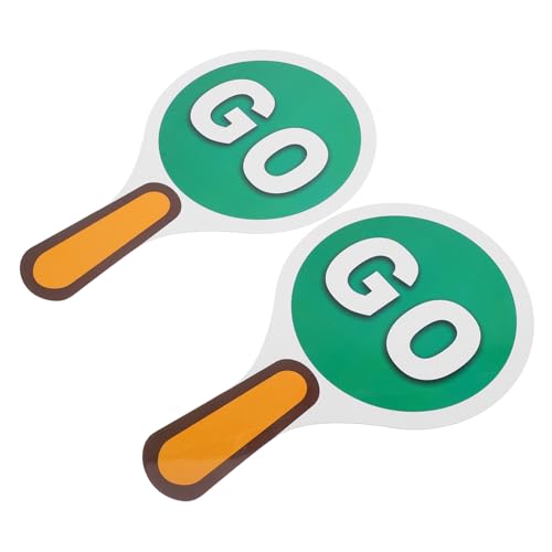 Gatuida 2 Stück Teiliges Doppelseitiges Verkehrszeichen Handheld Paddle Langlebig Rot Grünes Stoppschild für Verkehrssicherheit Unterricht Spiel Gatuida 2 Stück Teiliges Doppelseitiges Verkehrszeichen Handheld Paddle Langlebig Rot Grünes Stoppschild für Verkehrssicherheit Unterricht Spiel von Gatuida
