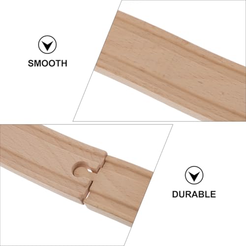 Gatuida 2 Stück Teiliges Holzeisenbahn Bogen schienen Glatte Kanten Sichere Holzmaterialien Pädagogisches Erweiterungszubehör für Kreativen Zusammenbauen Gatuida 2 Stück Teiliges Holzeisenbahn Bogen schienen Glatte Kanten Sichere Holzmaterialien Pädagogisches Erweiterungszubehör für Kreativen Zusammenbauen von Gatuida