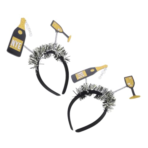 Gatuida 2 Stück Teiliges Neujahr Haarreif mit Flaschendesign Kreativer Kopfschmuck für Silvesterpartys Einfach Anzuwenden Auffälliges Partyaccessoire für Festliche Neujahrsfeiern Gatuida 2 Stück Teiliges Neujahr Haarreif mit Flaschendesign Kreativer Kopfschmuck für Silvesterpartys Einfach Anzuwenden Auffälliges Partyaccessoire für Festliche Neujahrsfeiern von Gatuida