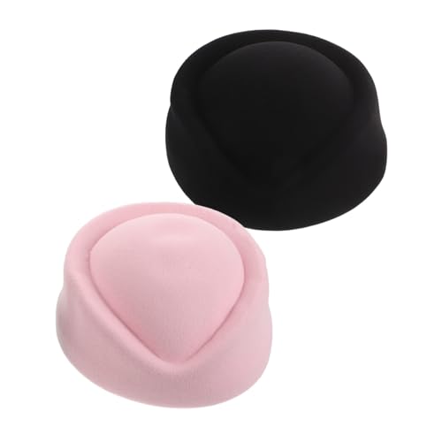 Gatuida 2 Stück Teiliges Stewardess Kostüm Hüte Retro Damen Air Hostess Mütze Schwarz Bequeme Langlebige Flugbegleiterin Kopfbedeckung für Bühnenauftritte Halloween und Cosplay Partys Gatuida 2 Stück Teiliges Stewardess Kostüm Hüte Retro Damen Air Hostess Mütze Schwarz Bequeme Langlebige Flugbegleiterin Kopfbedeckung für Bühnenauftritte Halloween und Cosplay Partys von Gatuida