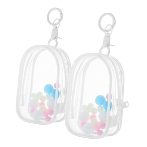 Gatuida 2 Stück Transparente PVC Displaytasche mit Schlüsselanhänger Kleine Tragbare Aufbewahrungstasche für Mini Puppen und Sammelfiguren Vielseitig Einsetzbar Leicht zu Reinigen Klar Gatuida 2 Stück Transparente PVC Displaytasche mit Schlüsselanhänger Kleine Tragbare Aufbewahrungstasche für Mini Puppen und Sammelfiguren Vielseitig Einsetzbar Leicht zu Reinigen Klar von Gatuida