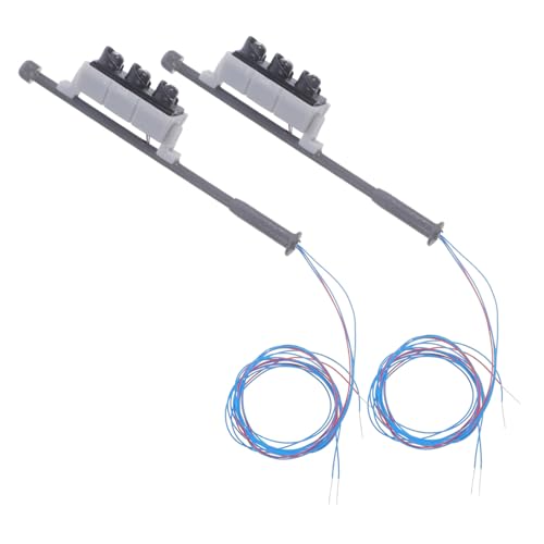 Gatuida 2 Stück Verkehrsampel Modelle für Sandtisch Dekoration DIY Landschaftsgestaltung Leicht und Detailgetreu für Modellbahn Zubehör Gatuida 2 Stück Verkehrsampel Modelle für Sandtisch Dekoration DIY Landschaftsgestaltung Leicht und Detailgetreu für Modellbahn Zubehör von Gatuida