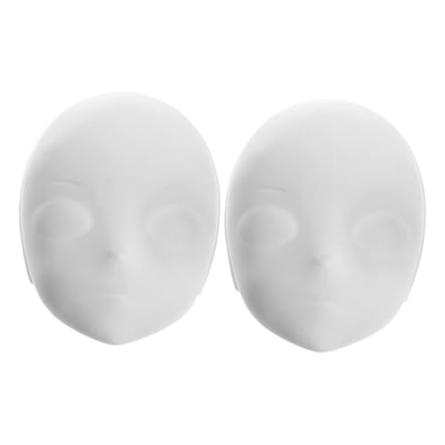 Gatuida 2 Stück Weiße PVC Gesichtsmasken Blank Leichte Full Face Mask für DIY Handmalerei Passend Stilvoll für Kostümpartys und Künstlerische Maskerade Gatuida 2 Stück Weiße PVC Gesichtsmasken Blank Leichte Full Face Mask für DIY Handmalerei Passend Stilvoll für Kostümpartys und Künstlerische Maskerade von Gatuida