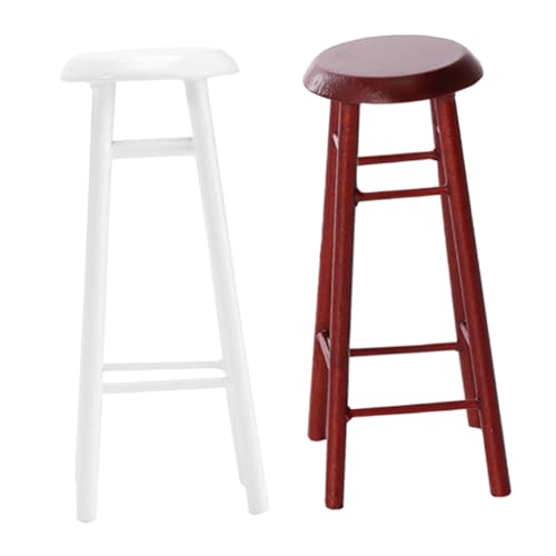 Gatuida 2 Stücke Miniatur Holz Barhocker DIY Detailgetreuer Hoher Hocker Puppenhaus Möbel Zubehör Kreatives Bastelprojekt für Miniaturküche und Wohnzimmer Gatuida 2 Stücke Miniatur Holz Barhocker DIY Detailgetreuer Hoher Hocker Puppenhaus Möbel Zubehör Kreatives Bastelprojekt für Miniaturküche und Wohnzimmer von Gatuida