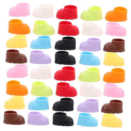 Gatuida 20 Paare Mini Schuhe für Puppen Kunststoff Stiefel Puppen Kostüm Zubehör Vielfältige Mini Boots für Party und Alltagskleidung Gatuida 20 Paare Mini Schuhe für Puppen Kunststoff Stiefel Puppen Kostüm Zubehör Vielfältige Mini Boots für Party und Alltagskleidung von Gatuida