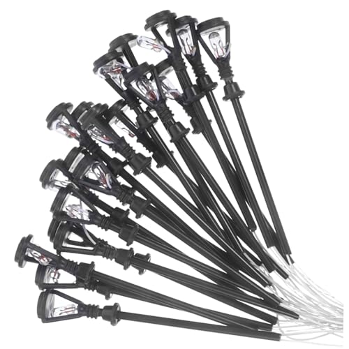 Gatuida 20 Stück Maßstab Warmweißes LED licht Stabile Dekoration für Sandtisch Miniaturgarten Puppenhaus und Modelllandschaften Gatuida 20 Stück Maßstab Warmweißes LED licht Stabile Dekoration für Sandtisch Miniaturgarten Puppenhaus und Modelllandschaften von Gatuida