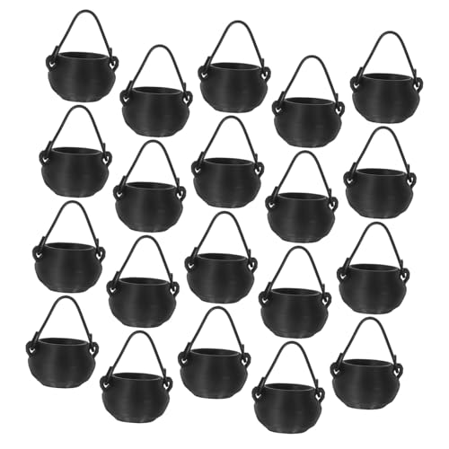 Gatuida 20 Stück Teiliges Halloween Mini Kessel aus Kunststoff Kleine Outdoor Cauldrons Vielseitige Miniatur Töpfe für Halloween Dekoration Partyzubehör und Süßigkeitenhalter Gatuida 20 Stück Teiliges Halloween Mini Kessel aus Kunststoff Kleine Outdoor Cauldrons Vielseitige Miniatur Töpfe für Halloween Dekoration Partyzubehör und Süßigkeitenhalter von Gatuida