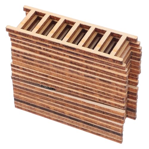 Gatuida 20 Stück Teiliges Holzleiter Deko Miniatur Treppen Modell für DIY Mikrolandschaft Garten Terrasse Bonsai Dekoration Gatuida 20 Stück Teiliges Holzleiter Deko Miniatur Treppen Modell für DIY Mikrolandschaft Garten Terrasse Bonsai Dekoration von Gatuida