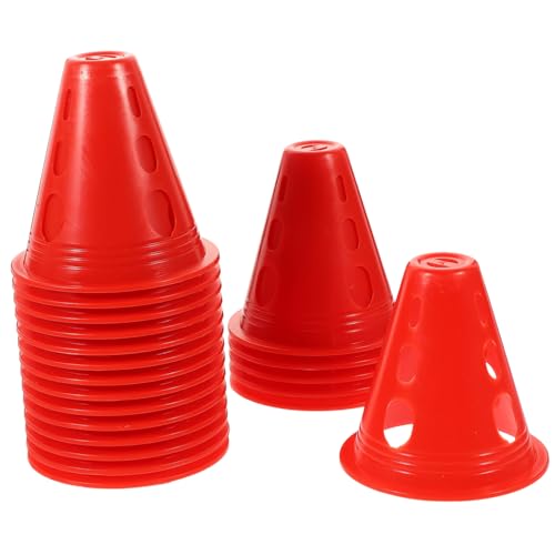Gatuida 20 Stück Teiliges Kleine Windfeste Trainingshütchen aus Robustem Farbige Markierungskegel für Sport Rollschuh Fußball Agility übungen und Hindernisparcours Gatuida 20 Stück Teiliges Kleine Windfeste Trainingshütchen aus Robustem Farbige Markierungskegel für Sport Rollschuh Fußball Agility übungen und Hindernisparcours von Gatuida