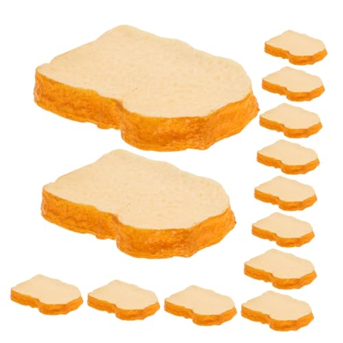 Gatuida 20 Stück Teiliges Künstliches Toastbrot Realistische Detailgetreue Scheiben für Puppenhausdekoration Fotografie Requisiten Kreative Partygestaltung und Sammlungen Gatuida 20 Stück Teiliges Künstliches Toastbrot Realistische Detailgetreue Scheiben für Puppenhausdekoration Fotografie Requisiten Kreative Partygestaltung und Sammlungen von Gatuida