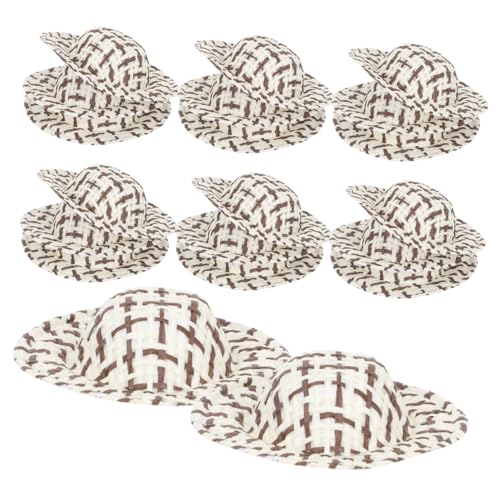 Gatuida 20 Stück Teiliges Miniatur Geflochtener Strohhüte Bunte Puppenhüte für DIY Basteln Langlebige Kleine Hüte als Puppen und Fotodekoration Gatuida 20 Stück Teiliges Miniatur Geflochtener Strohhüte Bunte Puppenhüte für DIY Basteln Langlebige Kleine Hüte als Puppen und Fotodekoration von Gatuida