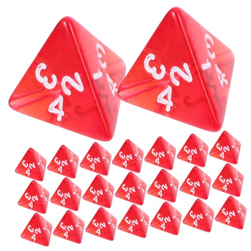 Gatuida 20 Stück Teiliges Transparente Rote Seitige Acrylwürfel Leichte und Verschleißfeste Zahlenwürfel für Rollenspiele Klassenzimmer und Dekorative Tischspiele Gatuida 20 Stück Teiliges Transparente Rote Seitige Acrylwürfel Leichte und Verschleißfeste Zahlenwürfel für Rollenspiele Klassenzimmer und Dekorative Tischspiele von Gatuida