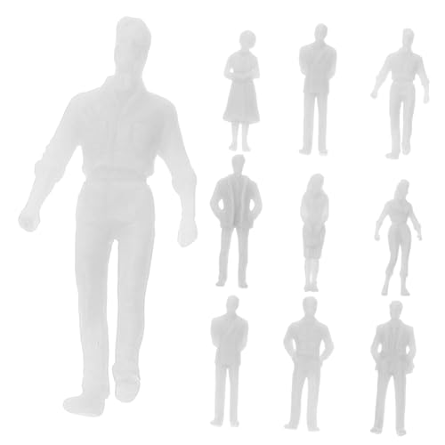 Gatuida 20 Stück Teiliges Weiße Miniaturfiguren Lebensnahe Modellbau Menschen Unbemalte Figuren für Diorama Modellbahn Architektur und Puppenhaus Vielseitige DIY Dekoration Gatuida 20 Stück Teiliges Weiße Miniaturfiguren Lebensnahe Modellbau Menschen Unbemalte Figuren für Diorama Modellbahn Architektur und Puppenhaus Vielseitige DIY Dekoration von Gatuida