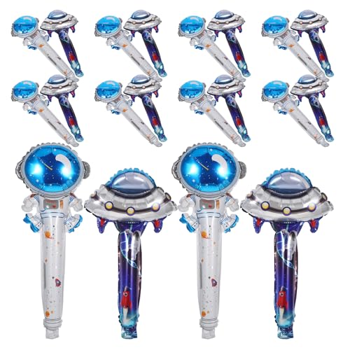 Gatuida 20 Weltraumballons: Kreativer Astronauten-Ufo-Ballon für Partyzubehör für Kinder – Ornament aus Aluminiumfolie für Geburtstagsdekorationen zum Thema Weltraum Gatuida 20 Weltraumballons: Kreativer Astronauten-Ufo-Ballon für Partyzubehör für Kinder – Ornament aus Aluminiumfolie für Geburtstagsdekorationen zum Thema Weltraum von Gatuida