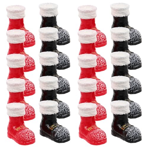 Gatuida 20 kleine Weihnachtsmannschuhe: Mini-Weihnachtsmannstiefel für Puppenhaus-Layout, DIY-Projekte, Ministiefel für Weihnachtsfeiern, Basteln und Tischdekorationen Gatuida 20 kleine Weihnachtsmannschuhe: Mini-Weihnachtsmannstiefel für Puppenhaus-Layout, DIY-Projekte, Ministiefel für Weihnachtsfeiern, Basteln und Tischdekorationen von Gatuida
